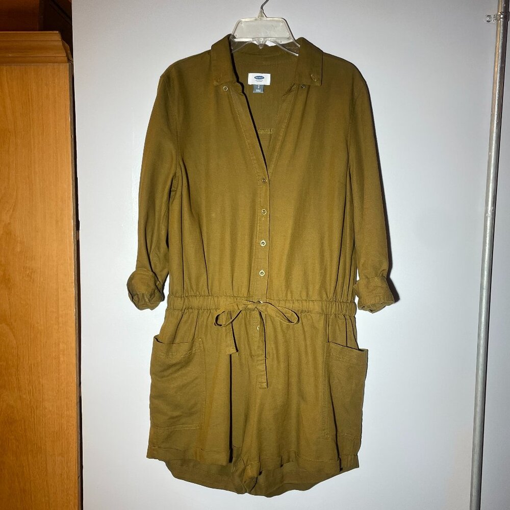 Old Navy Olive Green Romper Size Small
